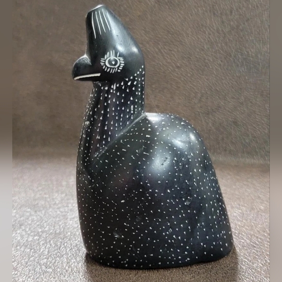 B & C Genuine Hand-Carved in Kenya Exotic Ceramic Quail Statue - Picture 1 of 8